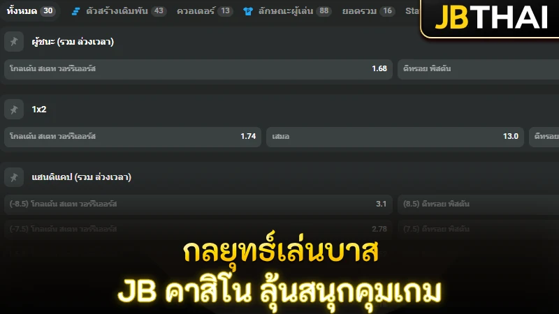 ทริคและกลยุทธ์เล่นบาสเกตบอลกับ JB คาสิโน ให้ลุ้นสนุกและคุมเกมอยู่