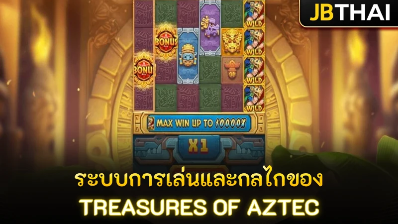 ระบบการเล่นและกลไกของ Treasures of Aztec
